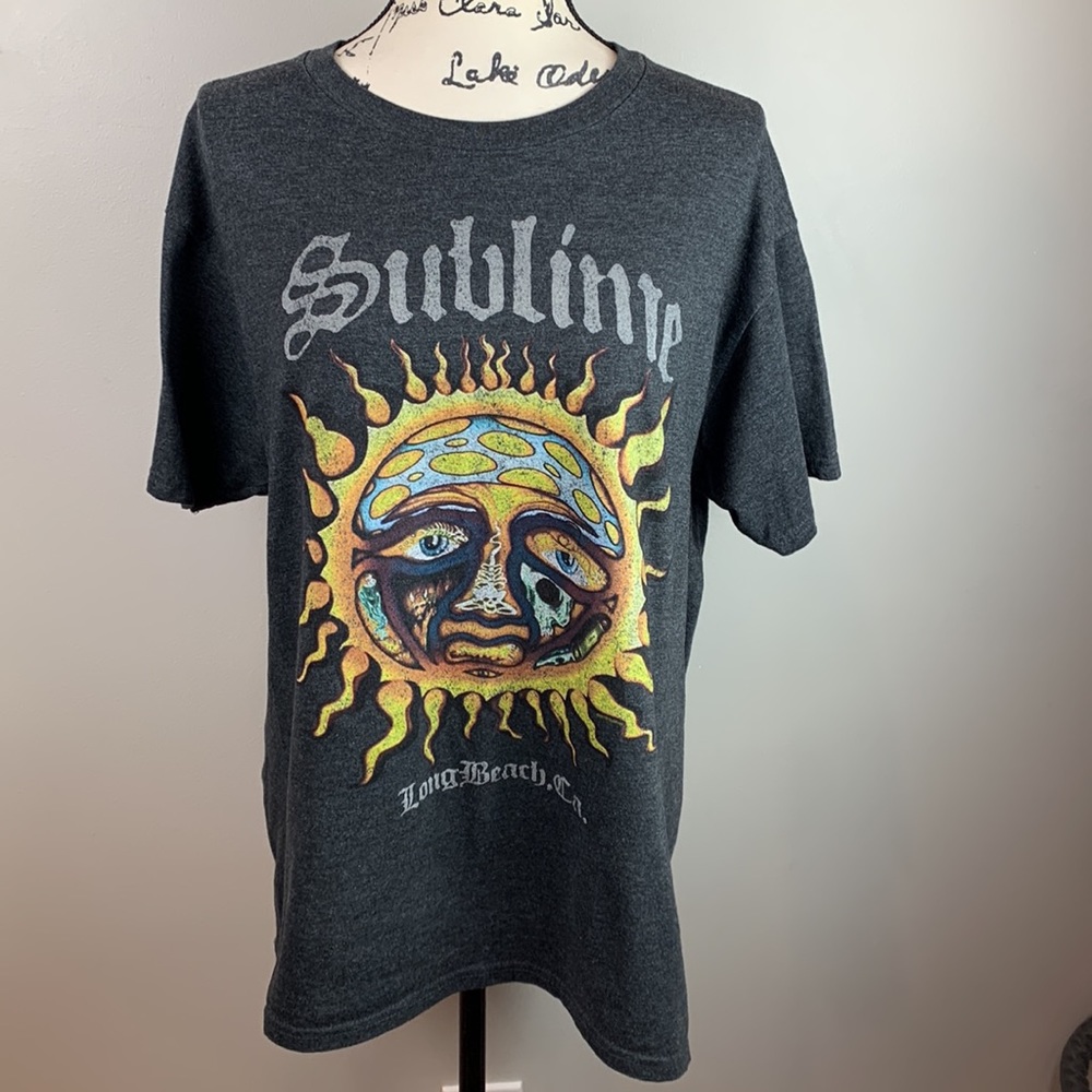 Sublime 80s / 90s Rock Band Graphic Tee Long Beach CA